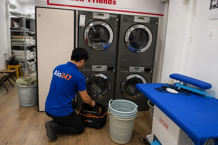Thợ alo247 bảo dưỡng máy giặt tại Vĩnh Tuy