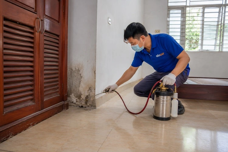 Thợ alo247 phun thuốc diệt mối sinh học tại Mê Linh