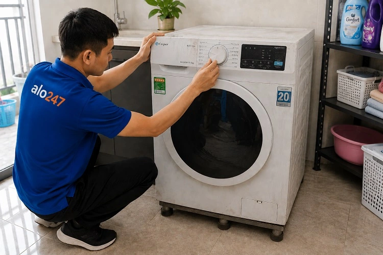 Thợ alo247 sửa chữa máy giặt Casper tại nhà