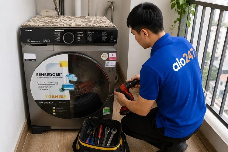 Thợ alo247 sửa chữa máy giặt tại Ngọc Hà