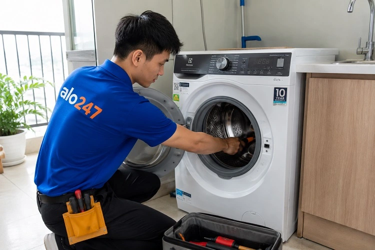 Thợ alo247 sửa chữa máy giặt tại Vĩnh Tuy