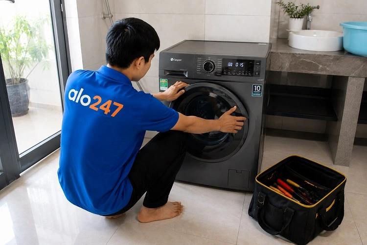 Thợ alo247 sửa chữa máy giặt tại Xuân Phương