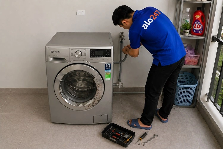 Thợ alo247 sửa chữa máy giặt tại nhà Khương Đình