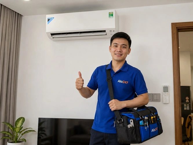 Thợ alo247 sửa điều hoà Daikin uy tín