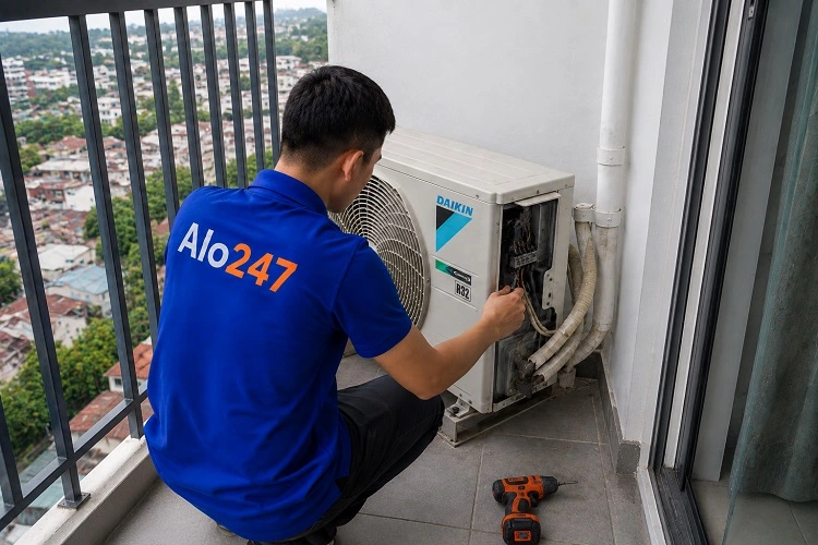 Thợ alo247 sửa điều hoà Daikin