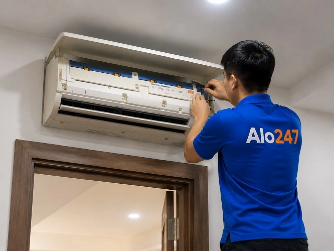 Thợ alo247 sửa điều hoà Funiki