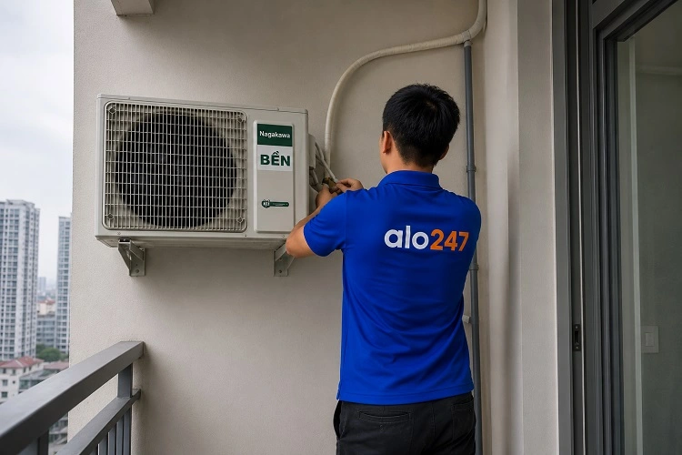 Thợ alo247 sửa điều hoà Nagakawa
