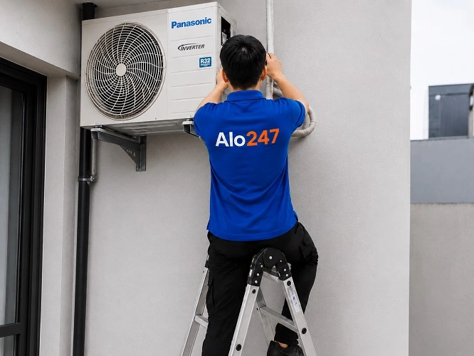 Thợ alo247 sửa điều hoà Panasonic không mát
