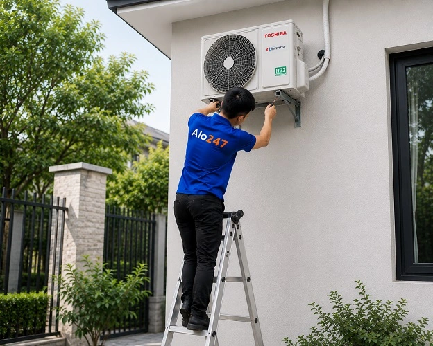 Thợ alo247 sửa điều hoà Toshiba