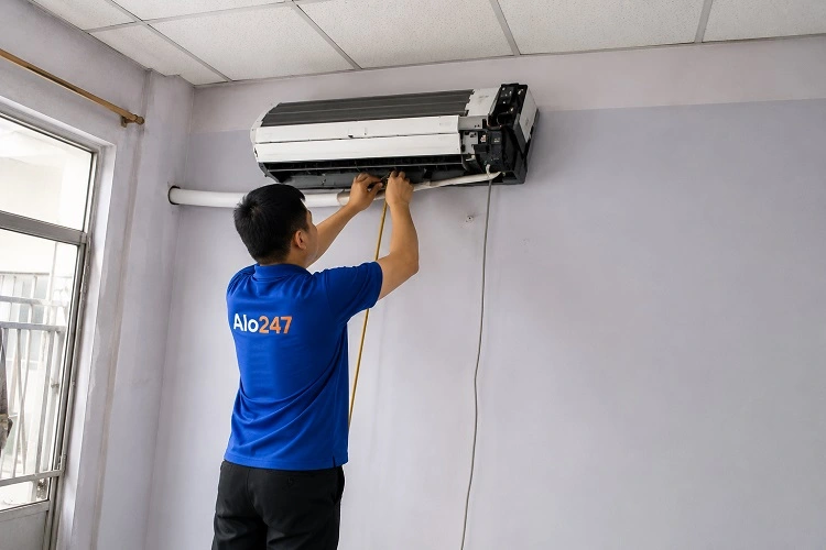 Thợ alo247 sửa điều hoà tại Bát Tràng