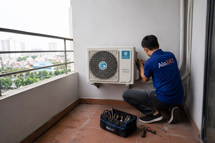 Thợ alo247 sửa điều hoà tại Quang Minh