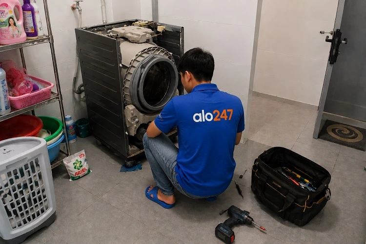 Thợ alo247 sửa máy giặt Casper