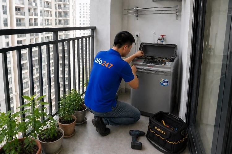 Thợ alo247 sửa máy giặt nhà tại Thanh Liệt