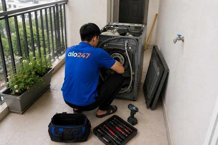 Thợ alo247 sửa máy giặt tại Định Công