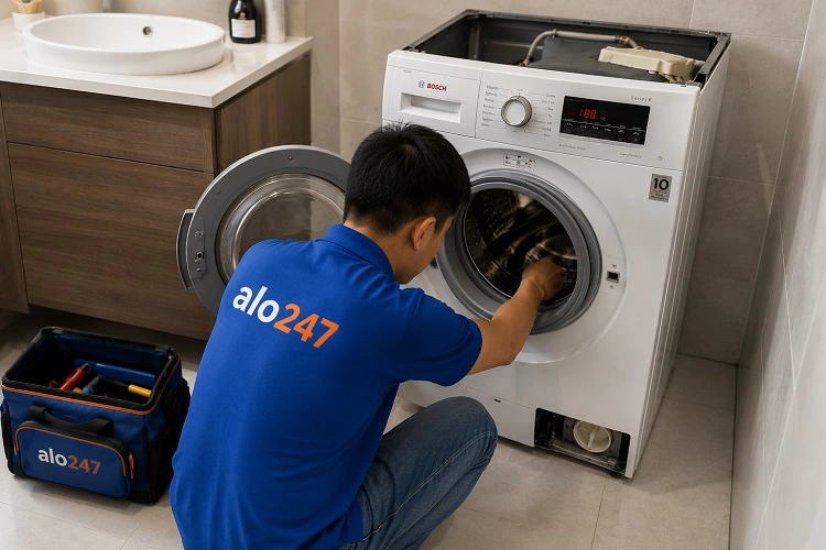Thợ alo247 sửa máy giặt tại Đông Ngạc
