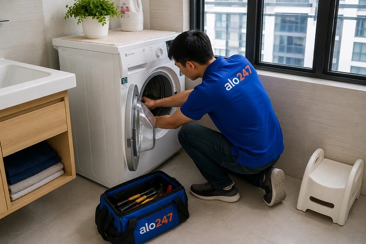 Thợ alo247 sửa máy giặt tại Dương Nội