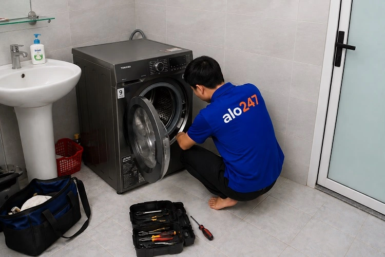 Thợ alo247 sửa máy giặt tại Hoàng Liệt