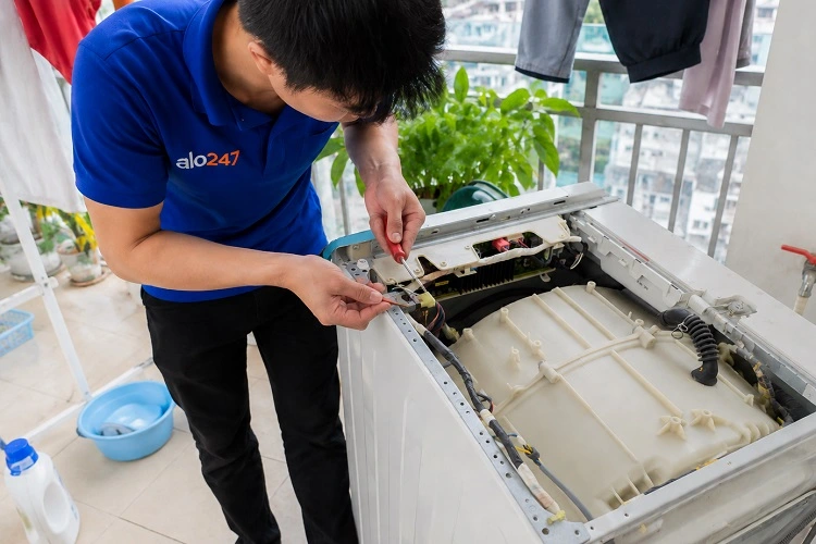 Thợ alo247 sửa máy giặt tại Hồng Hà