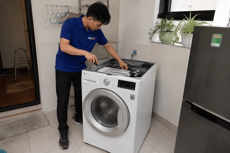 Thợ alo247 sửa máy giặt tại Lĩnh Nam