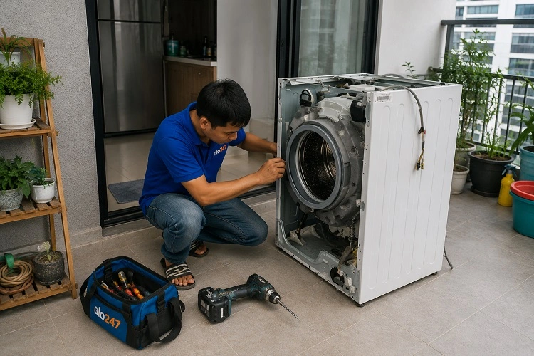 Thợ alo247 sửa máy giặt tại Phú Lương