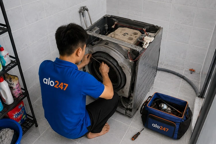 Thợ alo247 sửa máy giặt tại Phú Thượng