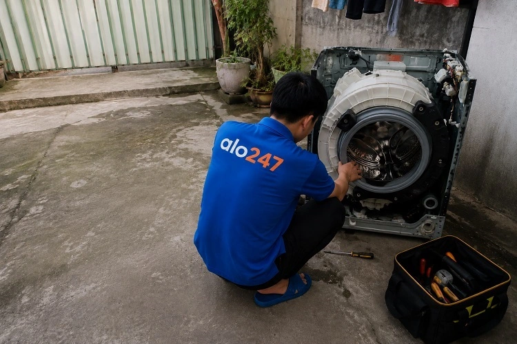 Thợ alo247 sửa máy giặt tại Tây Tựu