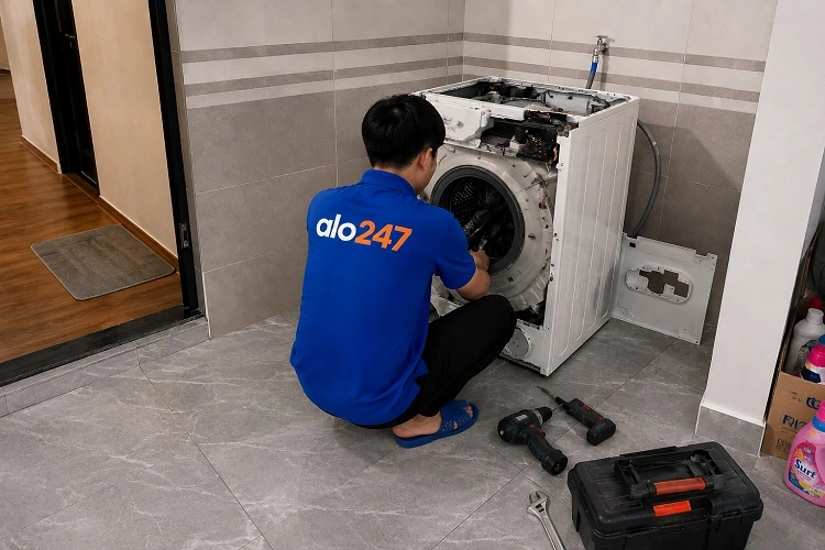 Thợ alo247 sửa máy giặt tại Việt Hưng