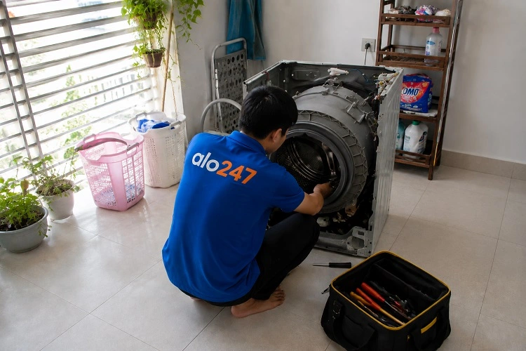 Thợ alo247 sửa máy giặt tại Xuân Phương