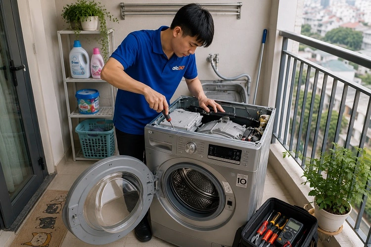Thợ alo247 sửa máy giặt tại Yên Hoà