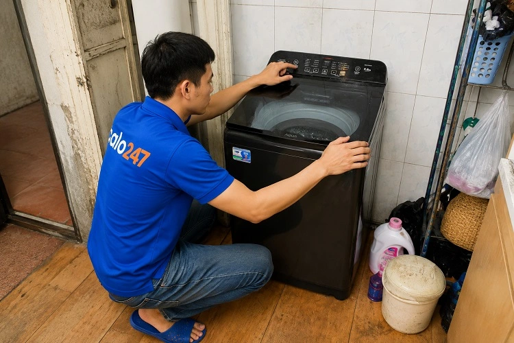 Thợ alo247 sửa máy giặt tại Yên Sở
