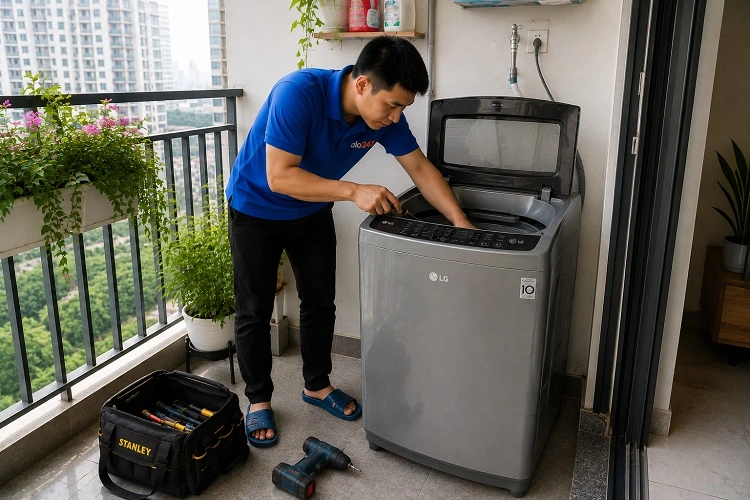 Thợ alo247 sửa máy giặt tại nhà Nội Bài