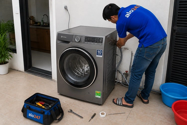 Thợ alo247 sửa máy giặt tại nhà Phú Lương