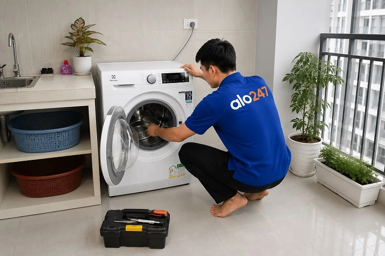 Thợ alo247 sửa máy giặt tại nhà Việt Hưng