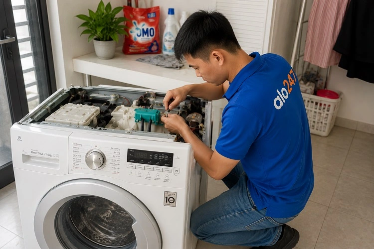 Thợ alo247 sửa máy giặt tại nhà Yên Nghĩa