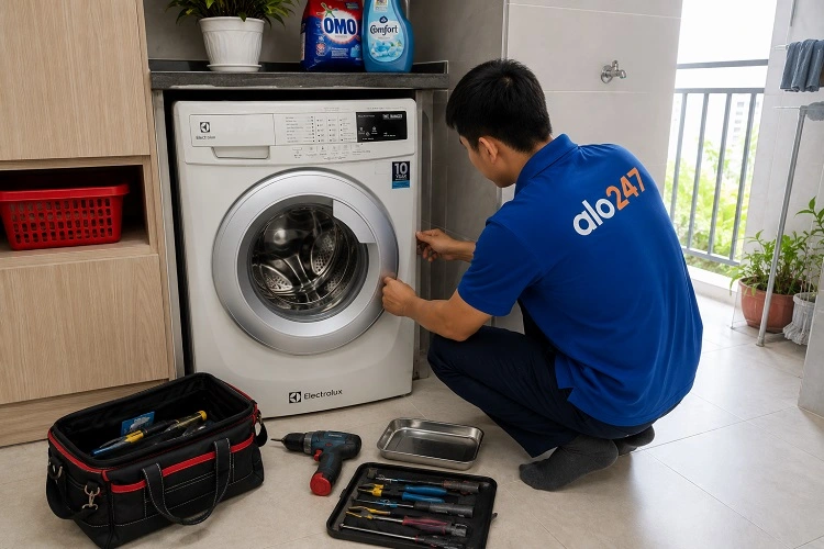 Thợ alo247 sửa máy giặt uy tín tại Kim Liên