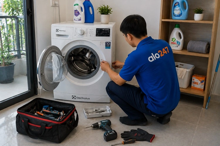 Thợ alo247 sửa máy giặt uy tín tại Láng