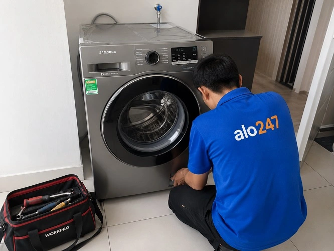 Thợ alo247 sửa máy giặt uy tín tại Lĩnh Nam