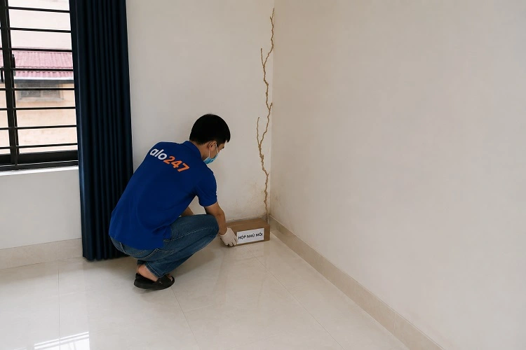 Thợ alo247 thực hiện diệt mối tận gốc tại Nam Phù