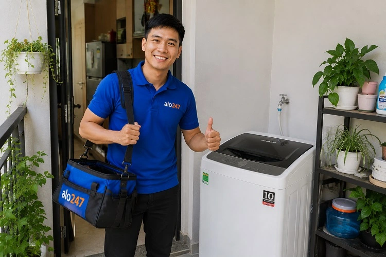 alo247 sửa máy giặt uy tín tại Bồ Đề