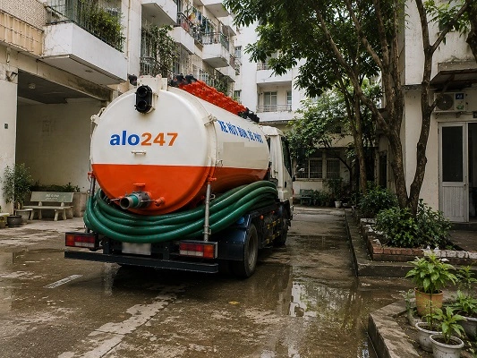 Alo247 Dịch vụ hút bể phốt trọn gói tại An Khánh