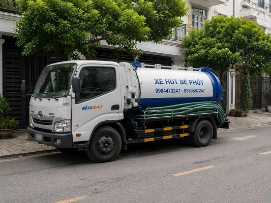 Alo247 Dịch vụ hút bể phốt trọn gói tại Bất Bạt