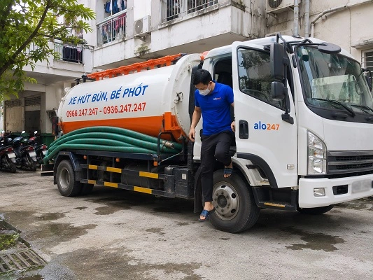 Alo247 Dịch vụ hút bể phốt trọn gói tại Đoài Phương