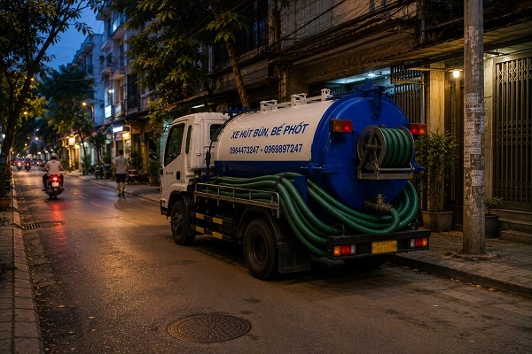 Alo247 Dịch vụ hút bể phốt trọn gói tại Đông Ngạc