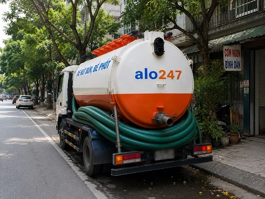 Alo247 Dịch vụ hút bể phốt trọn gói tại Hưng Đạo