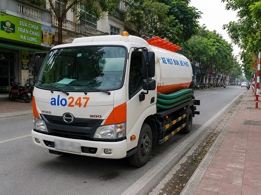 Alo247 Dịch vụ hút bể phốt trọn gói tại Kiều Phú