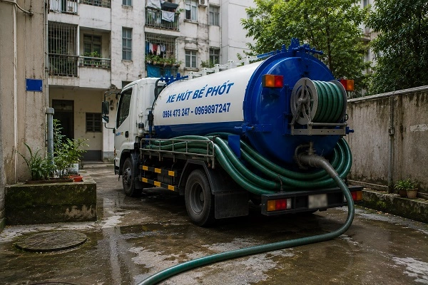 Alo247 Dịch vụ hút bể phốt trọn gói tại Minh Châu