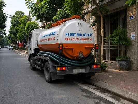 Alo247 Dịch vụ hút bể phốt trọn gói tại Nội Bài