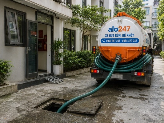 Alo247 Dịch vụ hút bể phốt trọn gói tại Phúc Thịnh