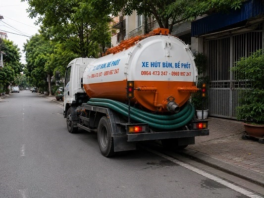Alo247 Dịch vụ hút bể phốt trọn gói tại Quang Minh