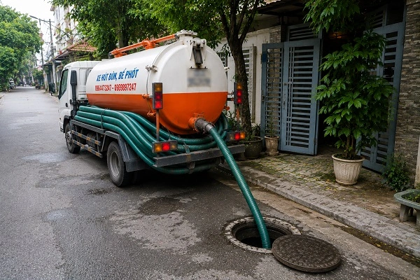 Alo247 Dịch vụ hút bể phốt trọn gói tại Quảng Oai